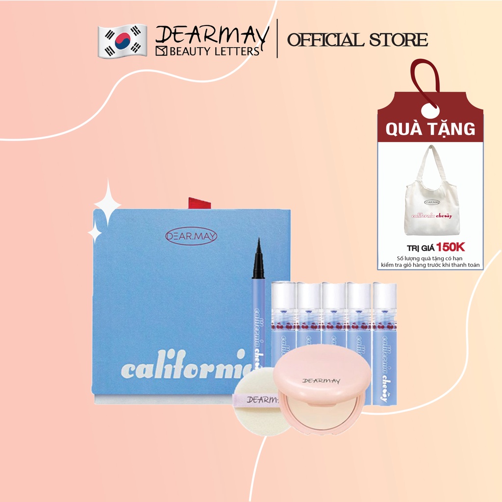 Set Trang Điểm Dearmay California Cherry Set (7 items)