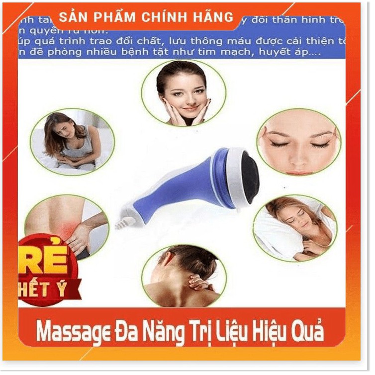 [HÀNG LOẠI 1] Máy Massage Cầm Tay Relax & Spin Tone 5 Đầu A781
