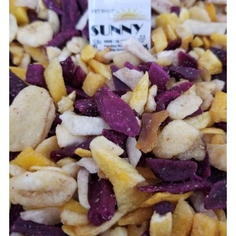 Khoai rau củ sấy cho hamster, thỏ, bọ 100g
