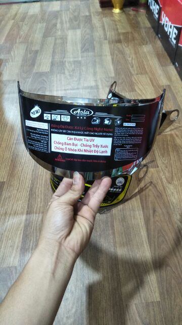 Kính mũ fullface asai m136 và agu m136
