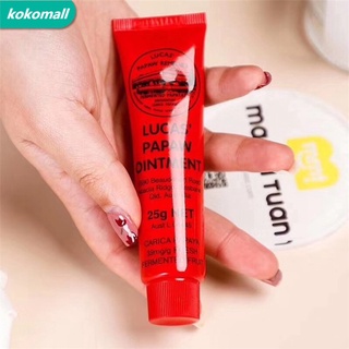 Lucas Đu Đủ Kem 25g Son Dưỡng Môi Úc Đu Đủ Kem hông Cho Bé Kem Chống Muỗi Cắn Son Môi