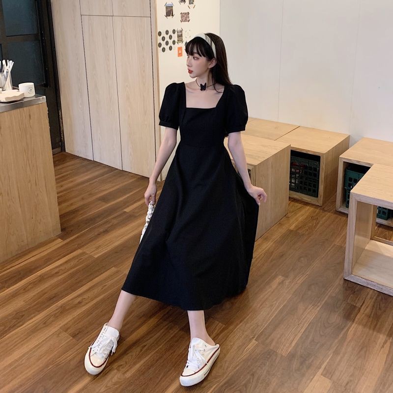 Váy Cổ Vuông ⚡️ẢNH THẬT⚡️ Đầm Cotton Dáng Cực Xinh Mùa Hè | BigBuy360 - bigbuy360.vn