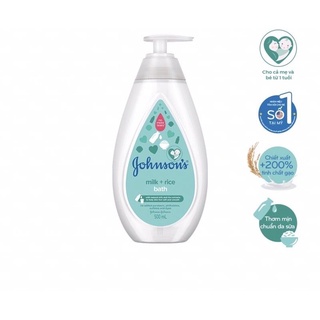 Sữa tắm Johnson's Baby chứa sữa & gạo 500ml