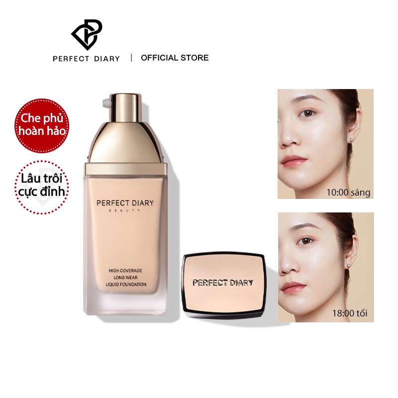 Kem Nền Perfect Diary Dạng Lỏng Độ Che Phủ Cao Trang Điểm Hoàn Hảo 30ml