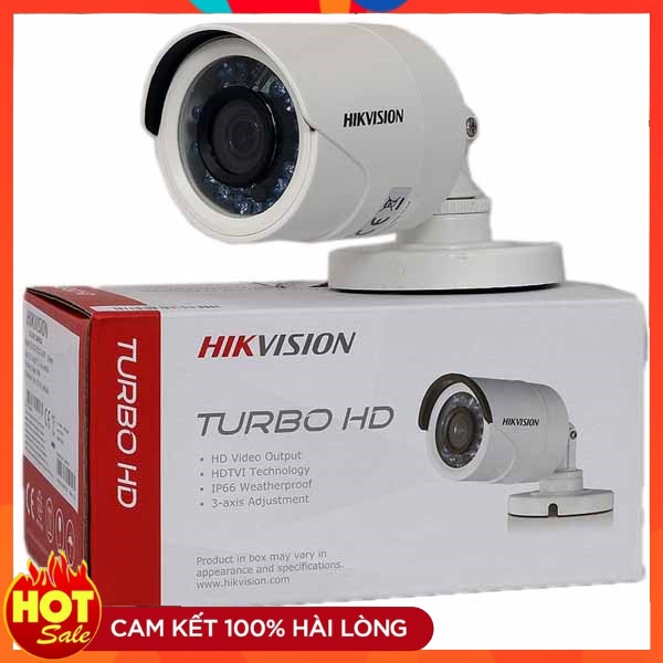 Hikvision DS-2CE16D0T-IR ,  HD-TVI hồng ngoại 2.0 Megapixel chính hãng bảo hành 2 năm