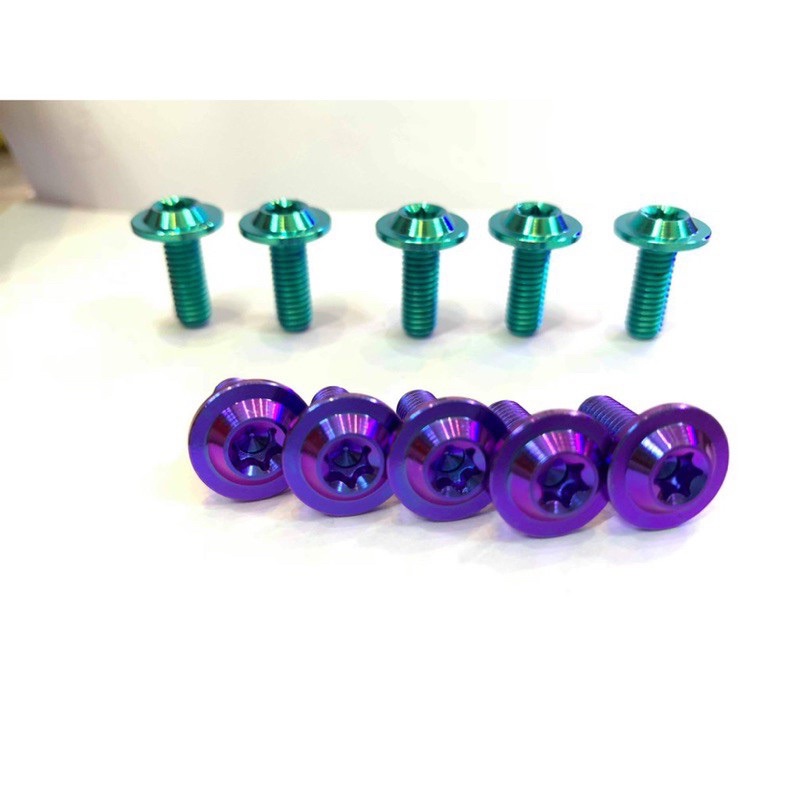 COMBO 10 PCS ỐC titanium gr5 6x10 6x15 6x20