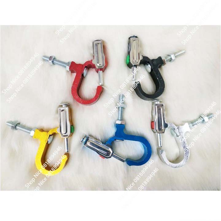 Móc treo đồ xe máy nút khóa bấm đủ màu giá 1 đôi