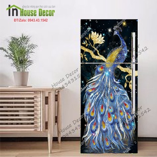 Miếng dán tủ lạnh chống thấm nước - chất liệu decal bóc dán - phù hợp mọi loại tủ - 1730808697