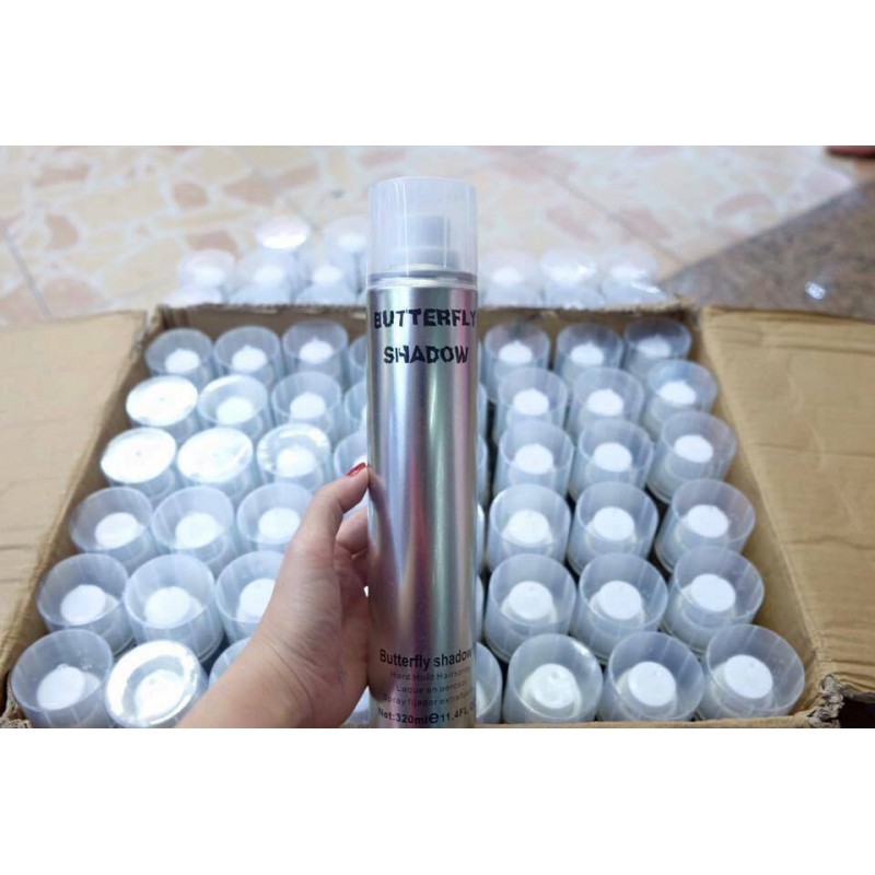 Hàng loại 1 320ML Gôm xịt tóc Butterfly Shadow