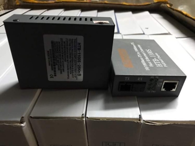 Bộ 2 converter cáp quang chuyển đổi quang điện ftth net-link - HTB 1100sAB (nguồn cao cấp) | BigBuy360 - bigbuy360.vn