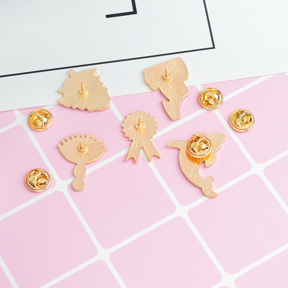 Ghim cài áo kim loại tạo hình thời trang Unisex