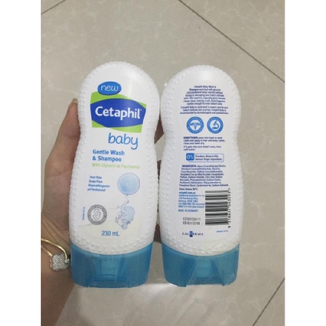 [12/2022] Sữa tắm gội Cetaphil cho bé 0m+ 230ml