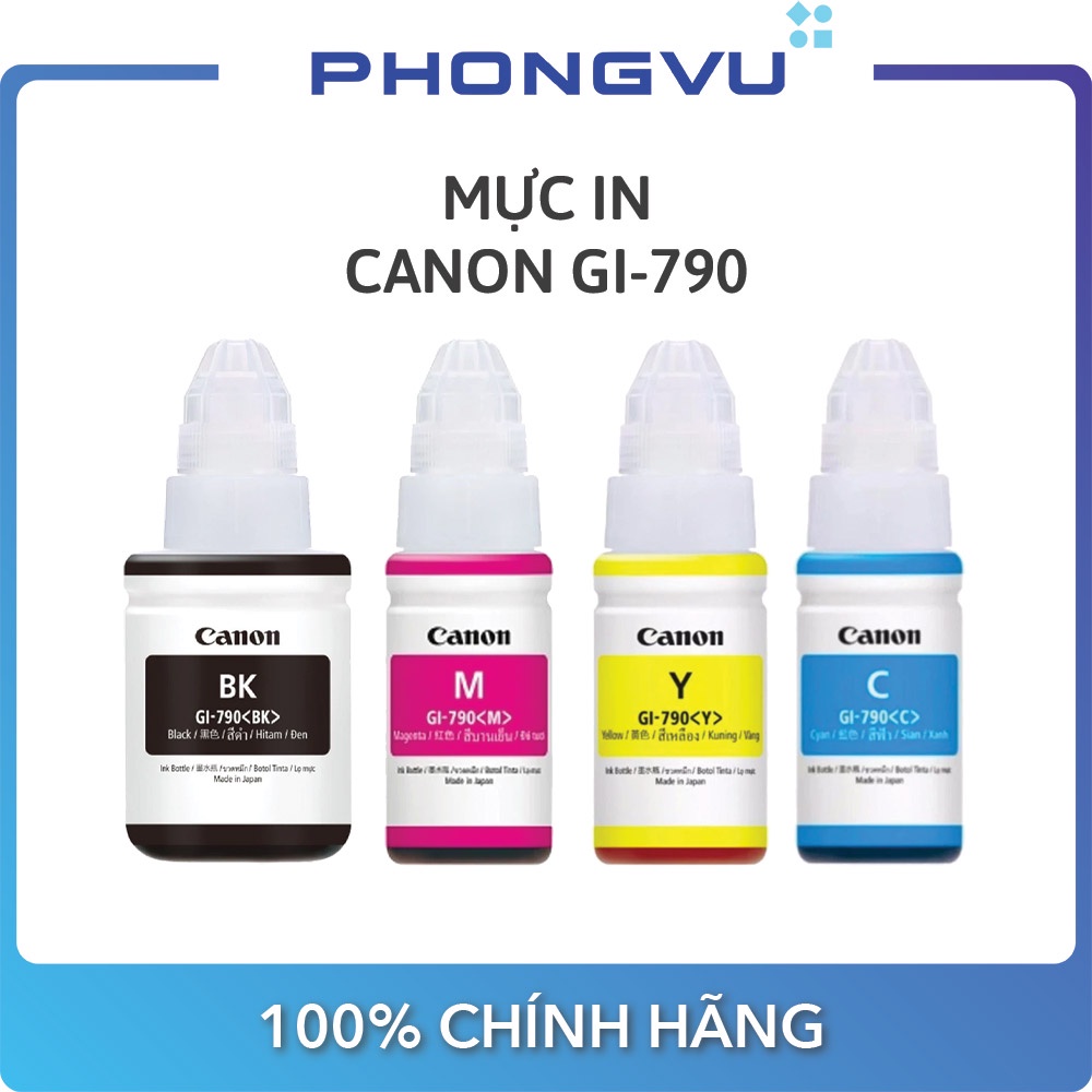 Mực in Canon GI-790 BK-Y-C-M