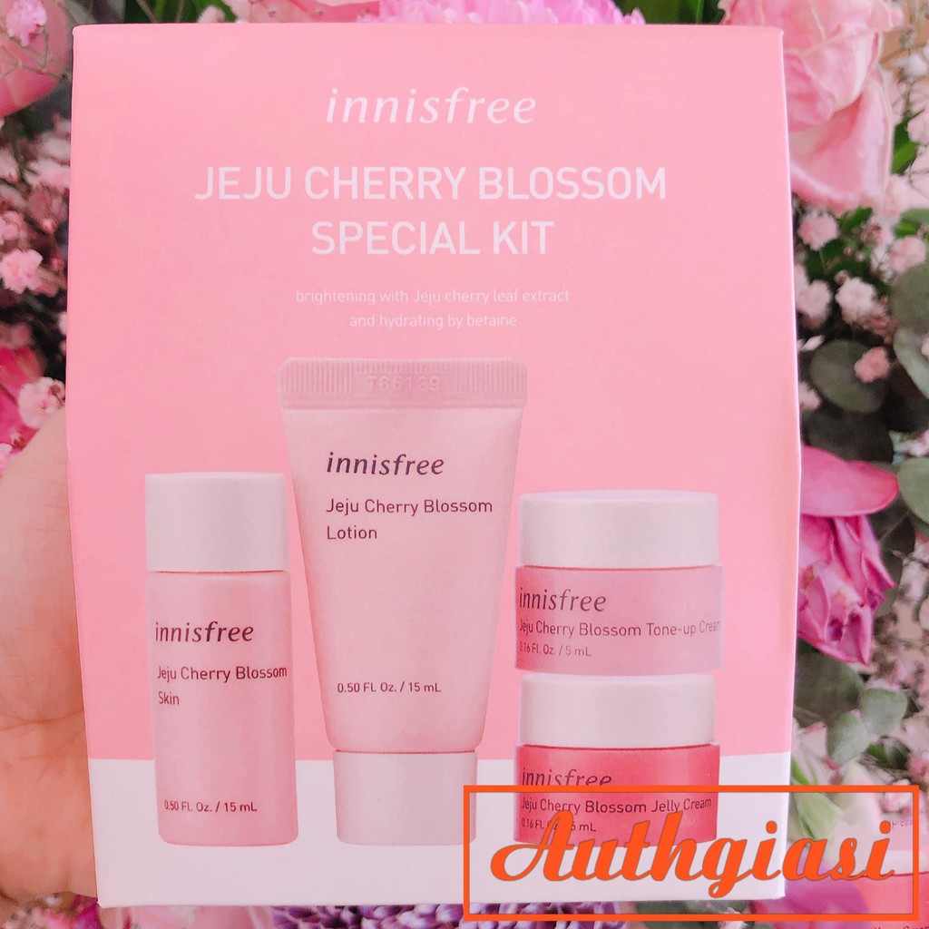 Kit dưỡng da Innisfree TRÀ XANH Green Tea EX \ Jeju Lava Seawater Mới (4 món)