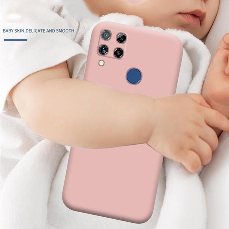 Ốp điện thoại silicon chống sốc cao cấp dành cho Realme C55 C35 C21 C25s C25 C20 C17 C15 C12 C11 2021 5G 4G 2023