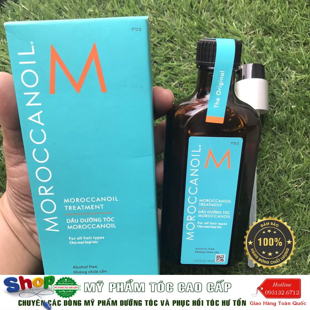 Tinh dầu dưỡng phục hồi tóc hư tổn khô xơ Moroccanoil Treatment 125ml