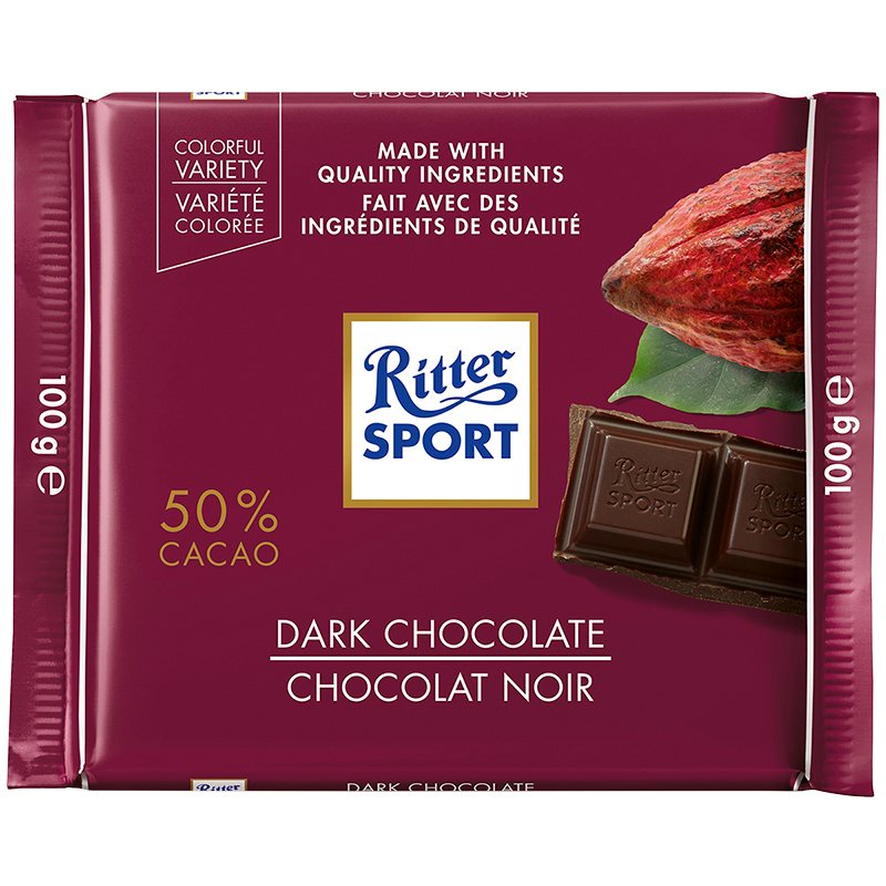 Sô cô la chocolate Ritter Sport Nhập Khẩu Đức -100g