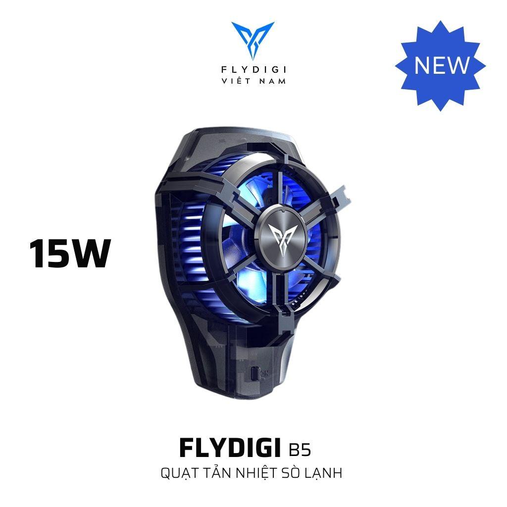 [Mua Kèm Sạc - Giá 1K] Flydigi B5 | Quạt tản nhiệt sò lạnh dành cho điện thoại, Công suất 18W [Chính hãng] [Có bảo hàn