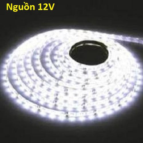 [HÀNG CHÍNH HÃNG] Cuộn Led dây dán 5m 5050 12v có keo đơn màu Trắng