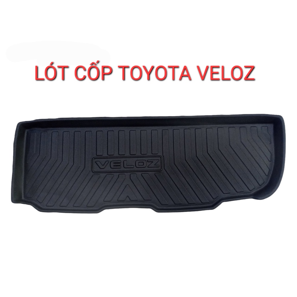 Lót Cốp Nhựa Xe Toyota Veloz 2022 2023 Chất Liệu Nhựa TPO Dẻo Không Mùi Dễ Vệ Sinh Lau Rửa