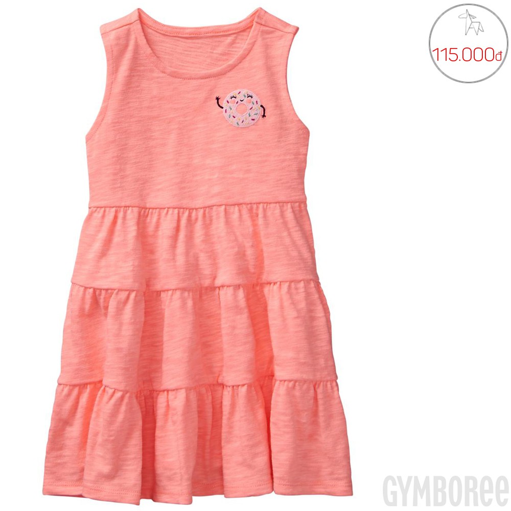 Đầm thun sát nách Gymboree bé gái _ 115k. Hàng XK, made in vietnam chuẩn xịn