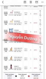 [Bill Duty] Mặt nạ miếng Banobagi