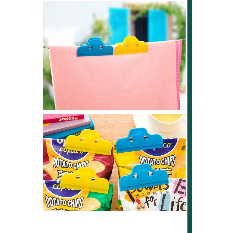 Kẹp Khóa Kín Bảo Quản Thức Ăn, Bim Bim, Gia Vị, Bánh Kẹo - LOKING