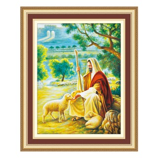 Tranh đính đá Chúa Chăn Cừu 77373 (chưa đính)