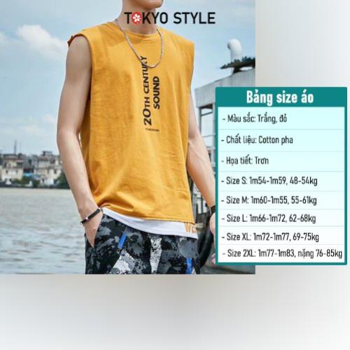SALE Áo thun ba lỗ nam unisex SN01 áo sát nách dáng rộng thể thao cổ tròn phong cách hàn quốc nhiều màu,chất vải cotton