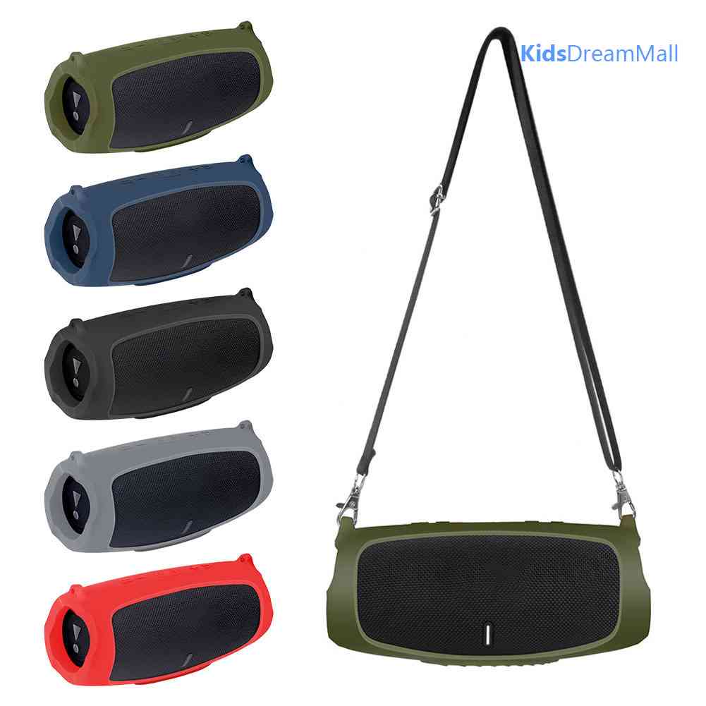 Hộp Silicone Đựng Loa Bluetooth JBL Charge 5 Có Dây Đeo Cho Trẻ Em