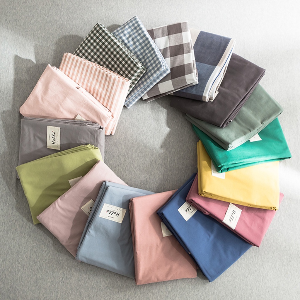 Bộ ga gối cotton tici drap giường bọc đệm bo chun miễn phí đầy đủ kích cỡ - Otama Bedding