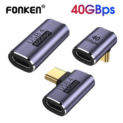 Đầu chuyển đổi dữ liệu FONKEN USB type C 40Gb cho Thunderbolt3 điện thoại/máy tính bảng