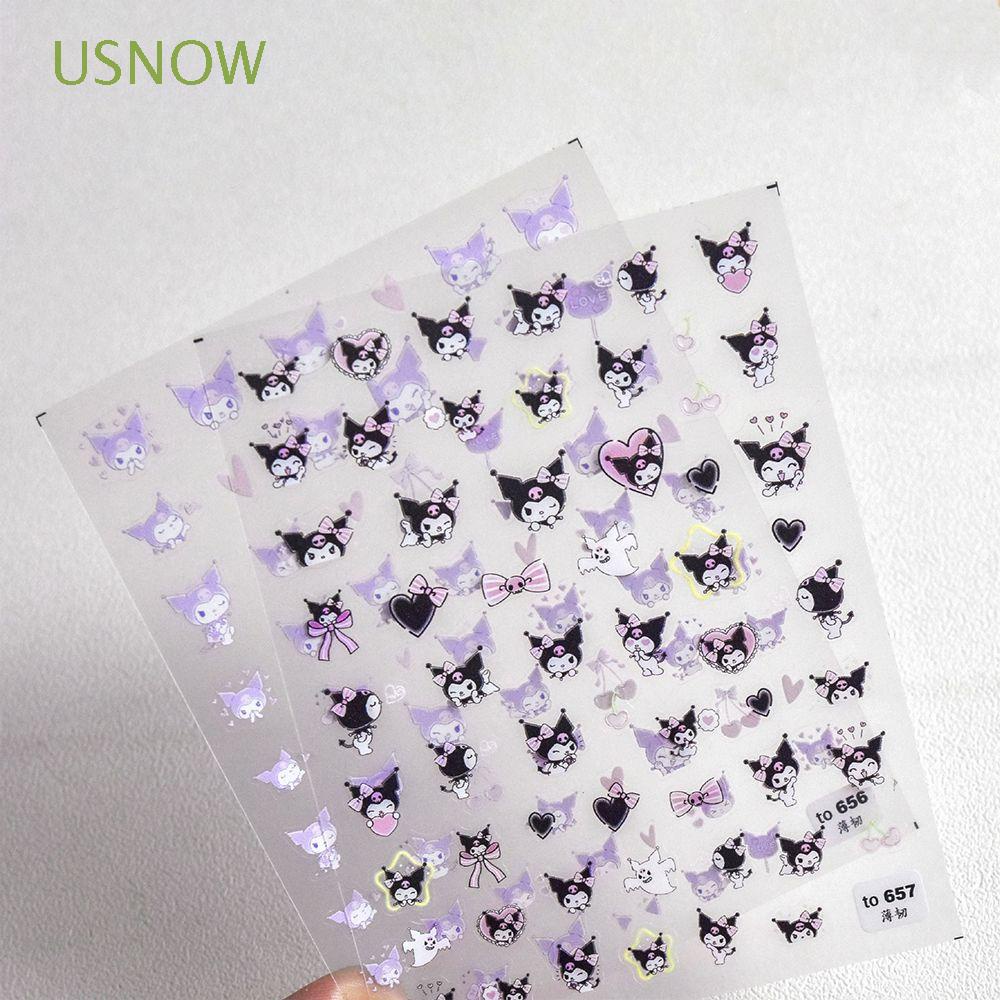 [Hàng mới về] Miếng dán móng tay hoạt hình dễ thương cho salon tự dính cho nữ nhiều màu