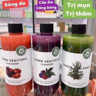 Sữa rửa mặt rau củ thải độc super vegitoks