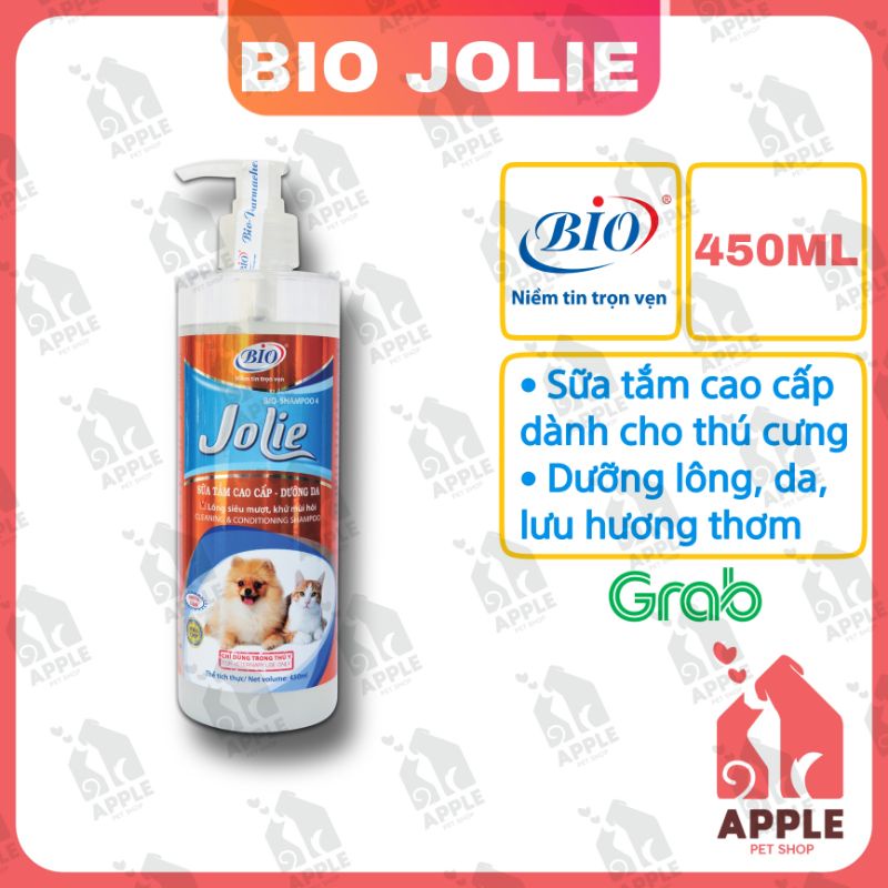 [Mã 44FMCGSALE1 giảm 10% đơn 250K] [BIO-JOLIE] [450ML] Sữa tắm mượt lông, khử mùi hôi