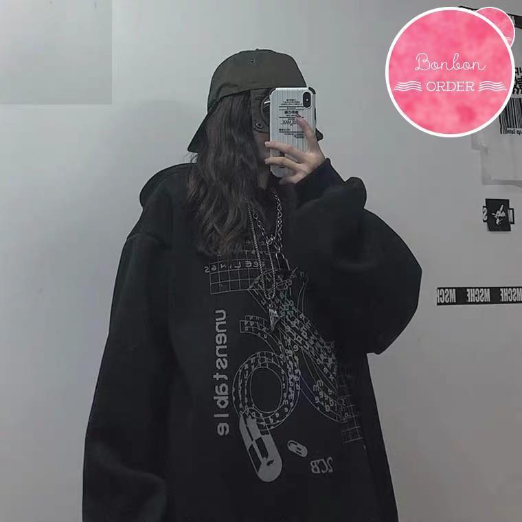 ÁO HOODIE HÌNH ĐỘC ULZZANG | BigBuy360 - bigbuy360.vn
