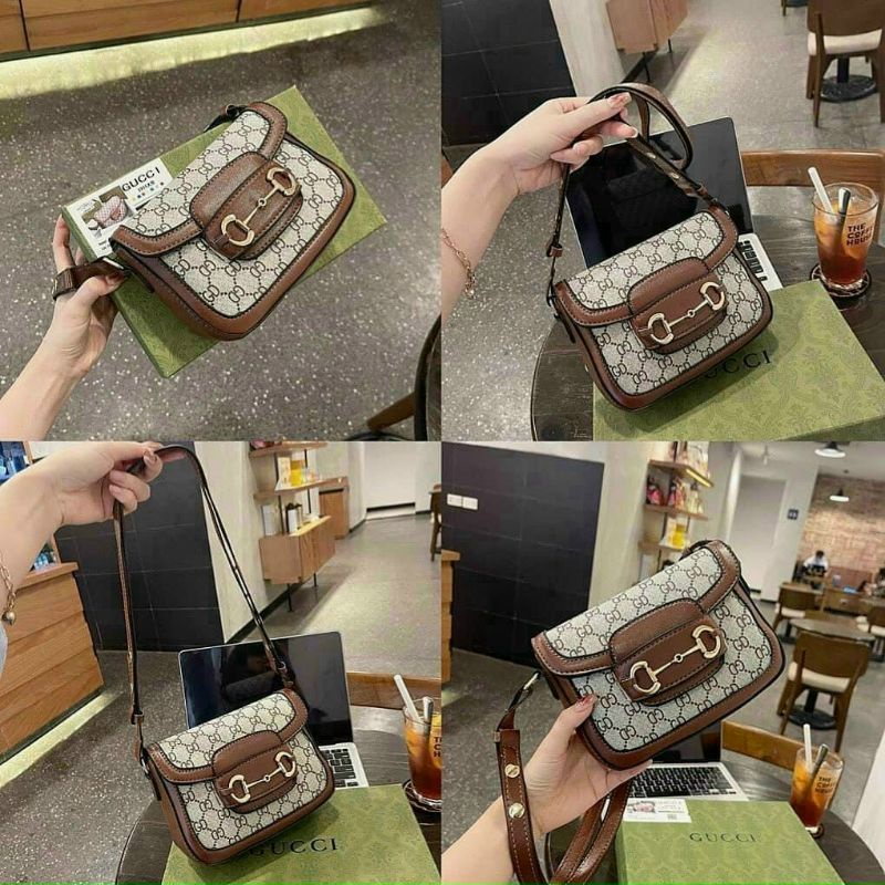 Túi xách nữ đeo chéo hồ ngọc hà dây có khuy