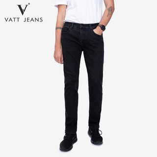 Quần Jeans Nam ống suông Đen - Vatt Jeans