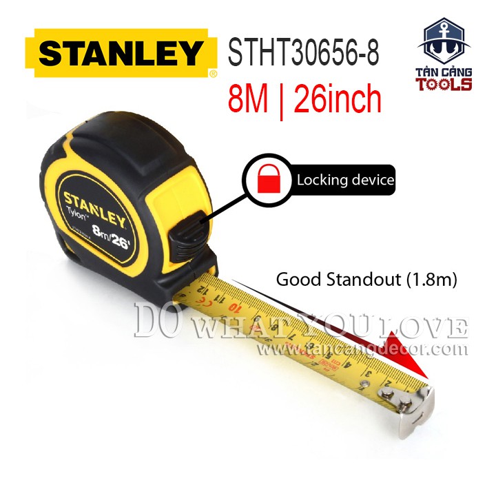 Thước cuộn thép TYLON 8M-25mm Stanley STHT30656-8