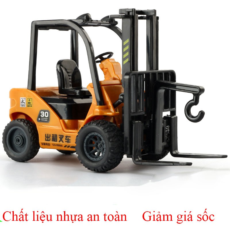 Bộ mô hình đồ chơi công trường, cảng biển có lắp ghép cho bé phát triển trí tưởng tượng, trí tuệ chất liệu nhựa an toàn