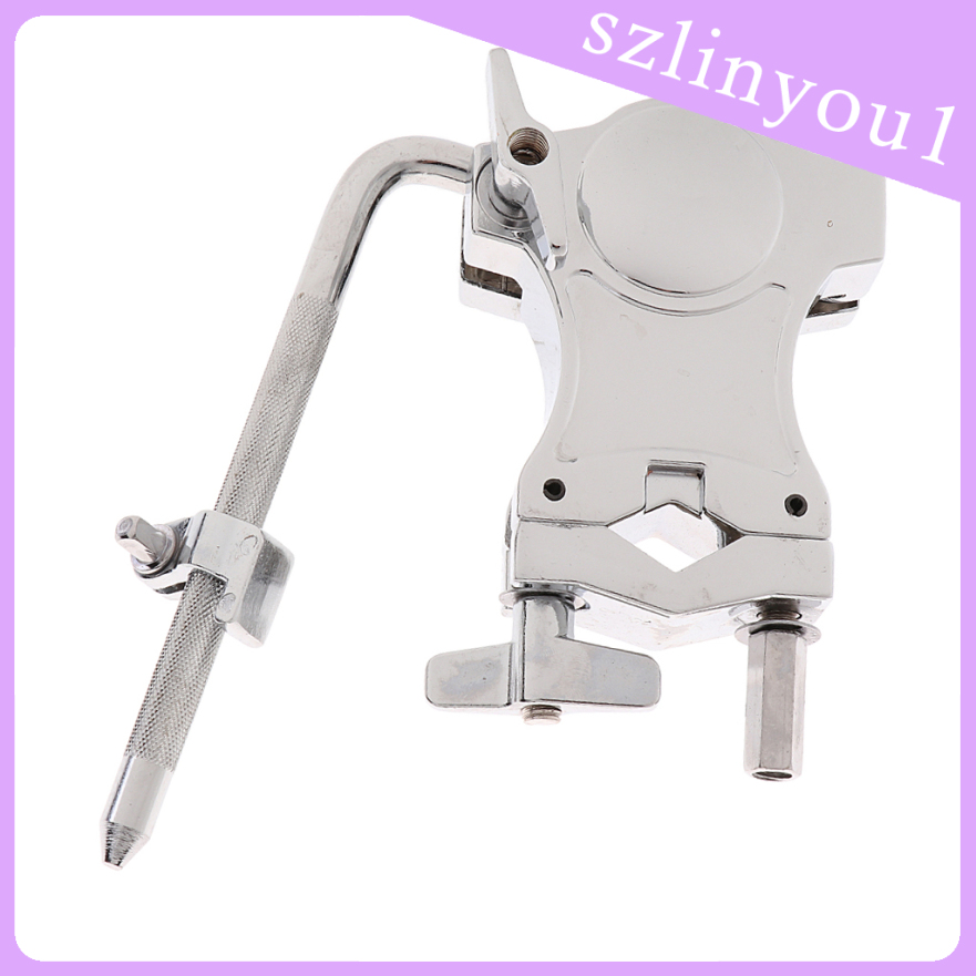 New Arrival DIY Tom Tom Clip-on Holder Support Stand Drum Accessory TH-04 Silver