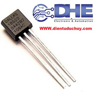 IC DS18B20 - CẢM BIẾN NHIỆT ĐỘ (LOẠI TỐT)