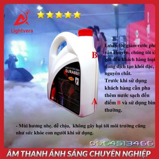 Dầu tạo khói dj rabbit dùng tạo hiệu ứng khói cho sân khấu ảo diệu đèn sân khấu lightvera