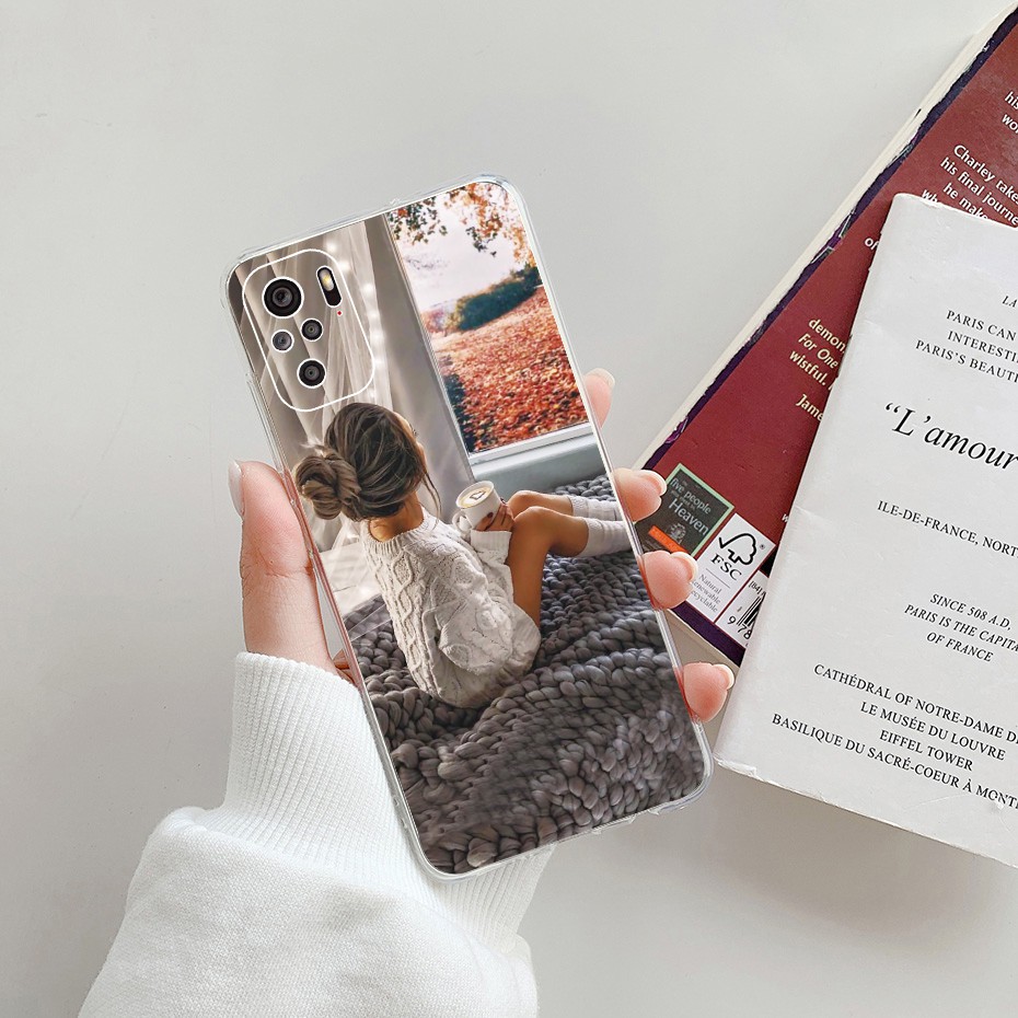 Ốp điện thoại TPU mềm in hoạ tiết đáng yêu hợp thời trang cho Xiaomi Redmi Note 10 10 Pro 4g