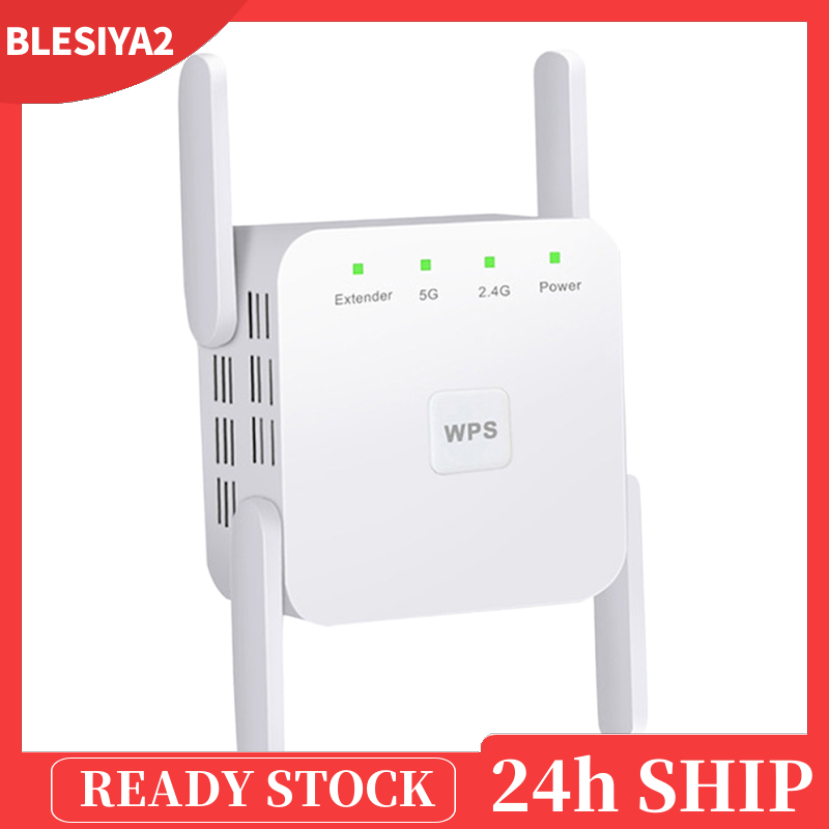 (Hàng Mới Về) Bộ Khuếch Đại Sóng Wifi Không Dây 4 Ăng Ten 1200mbps 2.4g 5g Đầu Cắm Us | BigBuy360 - bigbuy360.vn