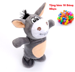 [Tặng 10 quả bóng- Hàng loại 1 ] Chú lừa biết nói , biết hát thông minh