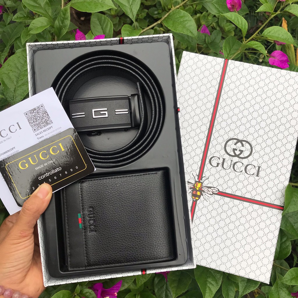 Set Ví Thắt Lưng Nam Fullbox Da Cao Cấp Bền Đẹp Sang Trọng làm quà tặng sinh nhật cho nam - Hàng nhập khẩu