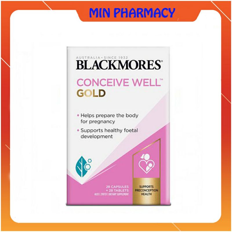 Viên uống thụ thai Blackmores Conceive Úc 56 viên