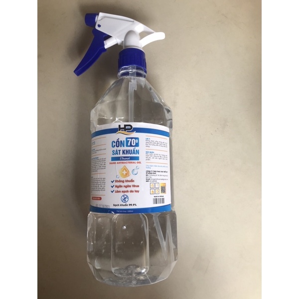 Cồn chai xịt 500ml và 1000ml Hồng Phát