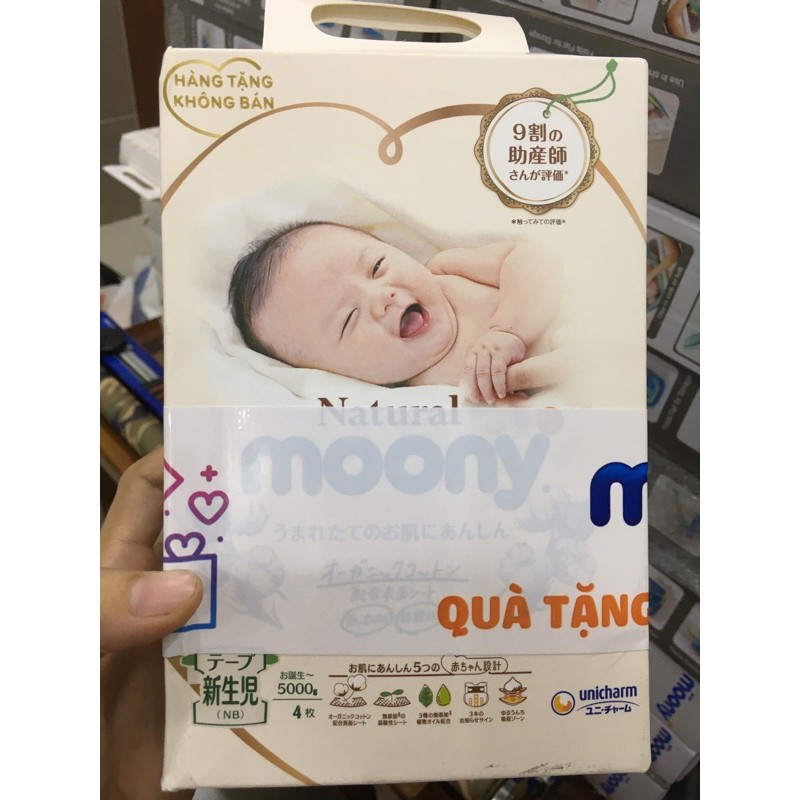 Tã quần và dán Moony Natural size L4/ XL4/ M4